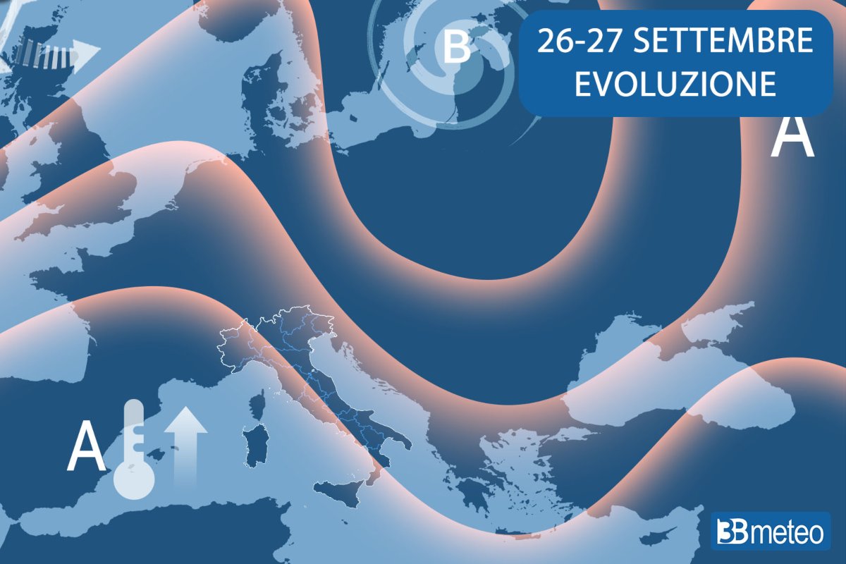 Meteo 26-27 settembre 2026