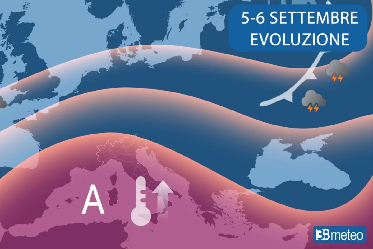 Meteo 5-6 settembre 2026