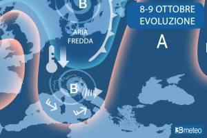 Meteo 8 - 9 ottobre 2026